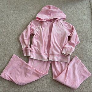 Pink Velour Tracksuit